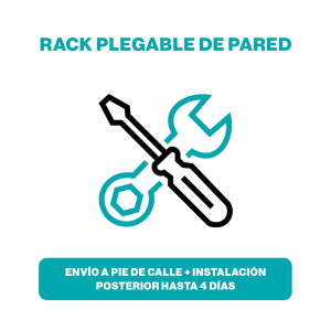 (RACK SENTADILLAS PARED) Livraison au pas de porte + installation ultérieure sous 4 jours